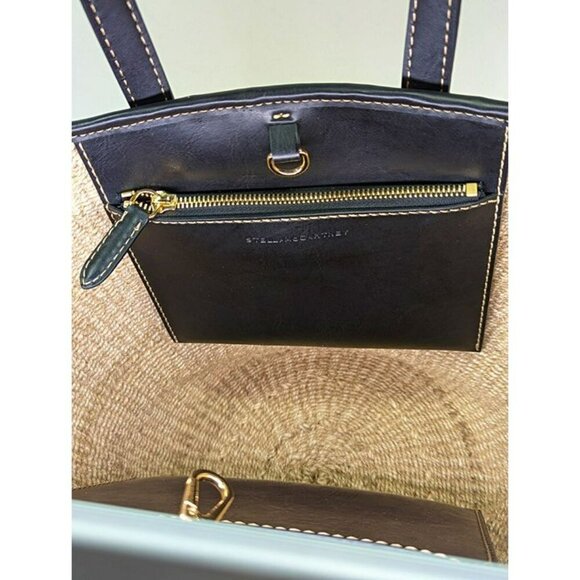 Stella McCartney Women's Black Appliqué-Logo Tote Bag (MSRP $975) - Picture 7 of 11